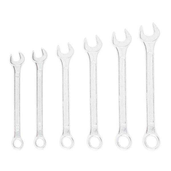 Ключі гайкові Top Tools, комбіновані, 8-17мм, набір 6шт