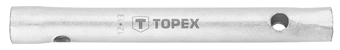 Ключ торцевий TOPEX, трубчастий, двосторонній, 130мм, 12х13мм