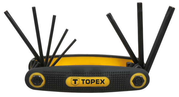 Ключі Torx TOPEX, T9-T40, складаються в ручку, набір 8шт