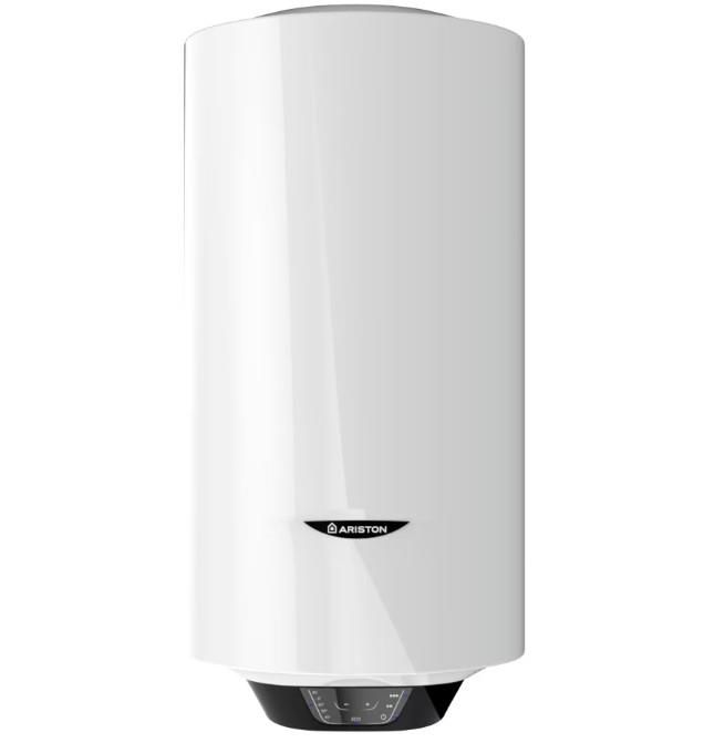 Водонагрівач електр. Ariston круглий слім PRO1 ECO 65 V SLIM 1.8K PL EU, 65л, 1,8кВт, ел. кер-ння, B, білий