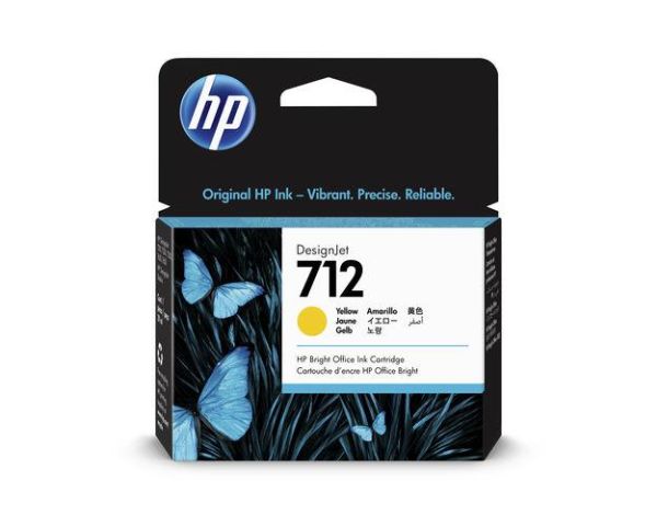Картридж струменевий HP 712 DesignJet T230/T630/T650 Yellow 29ml