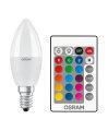 Лампа OSRAM LED E14 RGB 5.5Вт 2700К 470Лм В40