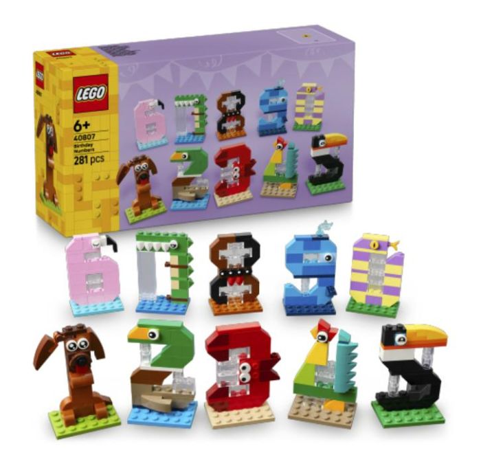Конструктор LEGO Iconic Цифри на день народження