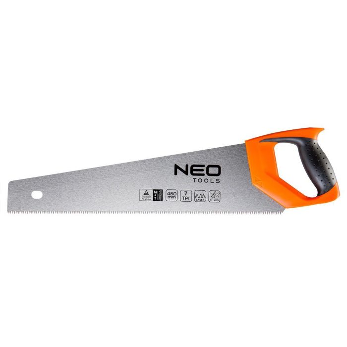 Ножівка по дереву Neo Tools, 450мм, 7TPI