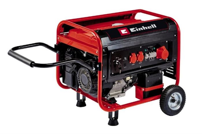Генератор бензиновий Einhell TC-PG 65/E5, 230В/380В, 3.6/6.51кВт, електростартер, 25л, 83кг