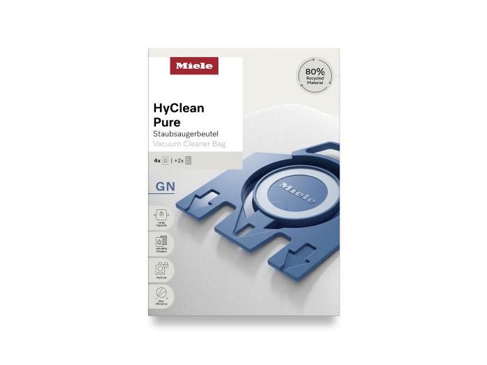 Мішки для пилососів Miele GN HyClean Pure 4.5л, 4шт