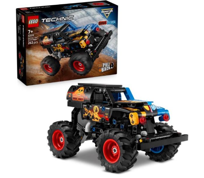 Конструктор LEGO Technic  Monster Jam™ Grave Digger™ Вогонь і лід