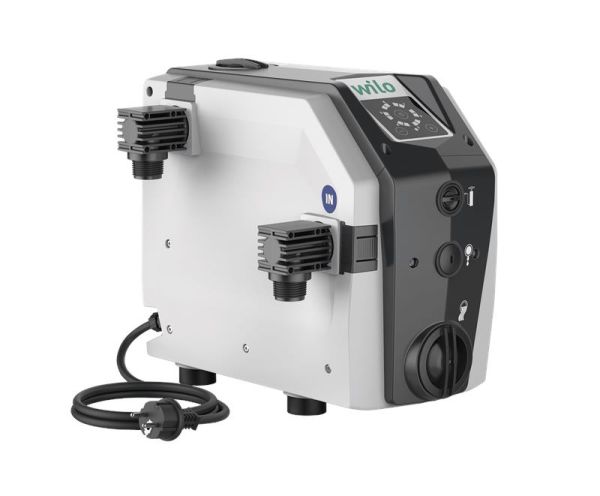 Насосна станція Wilo Isar BOOST5-E-5, для підвищення тиску, G 1, 7м куб., 5.5 бар, 1.1 кВт, 230В
