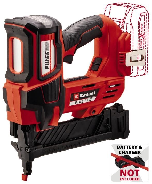 Степлер акумуляторний Einhell Professional FIXETTO 18/38 Solo PXC 18В під скоби 10-38мм 60п/хв 2.8кг без АКБ та ЗП