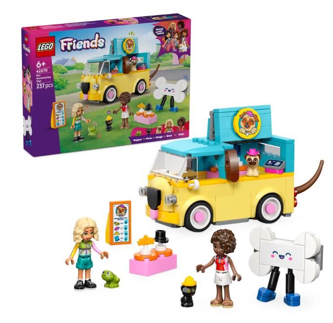 Конструктор LEGO Friends Фургон з аксесуарами для улюбленців