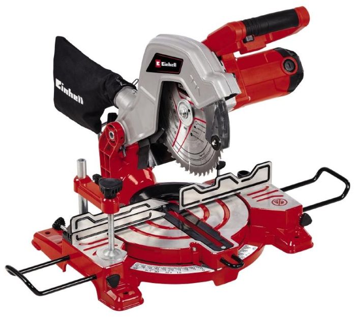 Пила торцювальна Einhell TC-MS 216 1400Вт диск 216мм довжина різу 120мм 7.1кг
