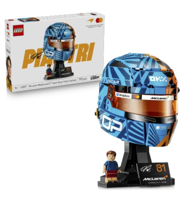 Конструктор LEGO Editions Formula 1 Шолом Оскара Піастрі з команди McLaren Mastercard F1® Team