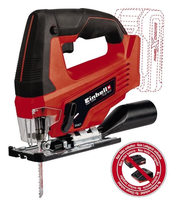 Лобзик акумуляторний Einhell TC-JS 18LI-Solo PXC 18В 2700об/хв хід 20мм 1.63кг без АКБ та ЗП