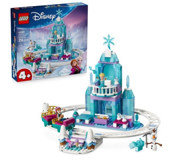 Конструктор LEGO Disney Princess Крижаний палац Ельзи та веселе катання на санчатах