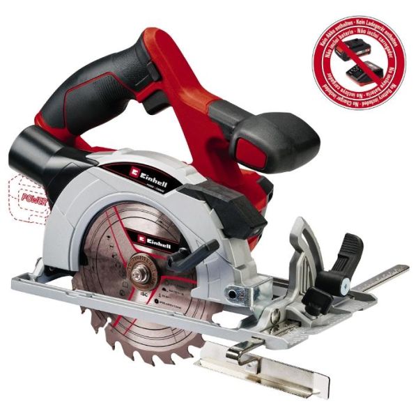 Пила дискова акумуляторна Einhell TE-CS 18/150LI - Solo PXC 18В 150х10мм 2.34кг без АКБ та ЗП