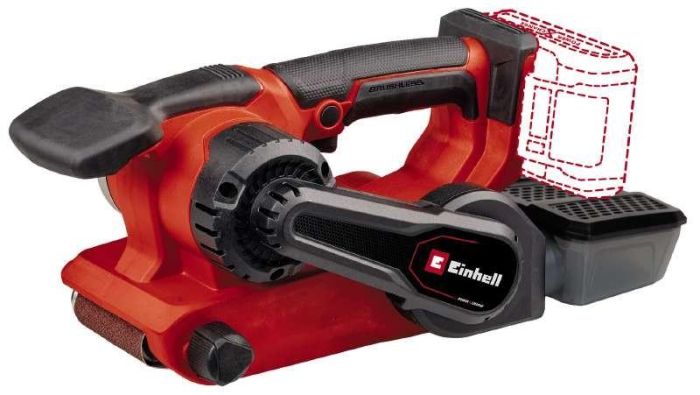 Шліфмашина стрічкова акумуляторна Einhell Professional TP-BS 18/457LI BL - Solo PXC 18В 120-250м/хв стрічка 457х75мм 2.58кг без АКБ та ЗП