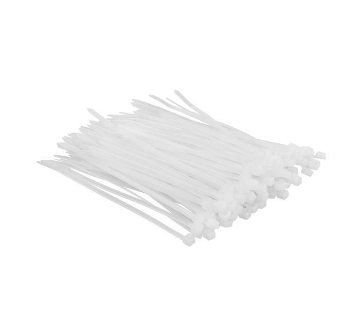 Хомут-стяжка Top Tools, пластик, 2.5x100мм, білий, 100шт