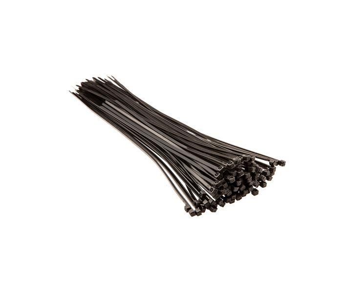 Хомут-стяжка Top Tools, пластик, 3.6x300мм, чорний, 100шт