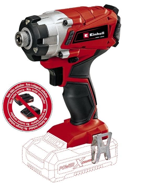 Шурупокрут ударний Einhell TE-CI 18·1 Li Solo 18В 140Нм 0-2300об/хв 1.8кг