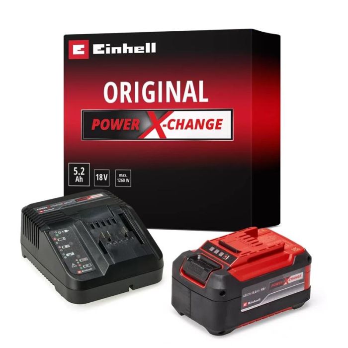 Набір акумулятора та зарядного пристрою Einhell Starter Kit PXC 18В 1х5.2А·год