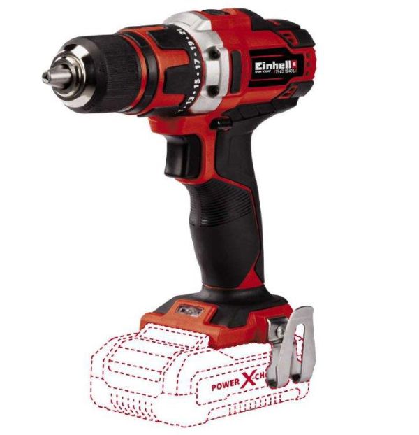 Шурупокрут-дриль акумуляторний Einhell TE-CD 18·40 Li-Solo PXC 18В 40Нм 400·1500об/хв 1.25кг без АКБ та ЗП