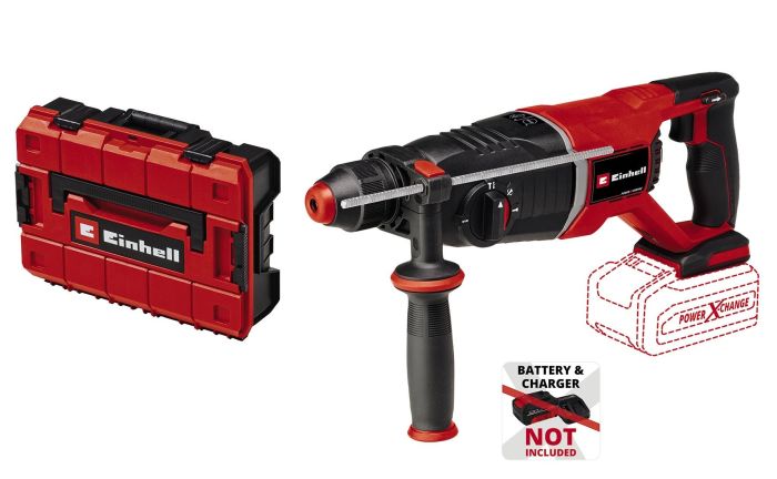Перфоратор акумуляторний Einhell Professional TP-HD 18/26 D Li BL - Solo PXC 18В 2.6Дж 2.9кг кейс без АКБ та ЗП