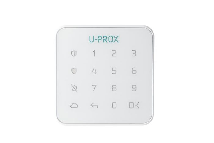 Бездротова сенсорна клавіатура U-Prox Keypad G1 White, 1 група, бездротовий, білий