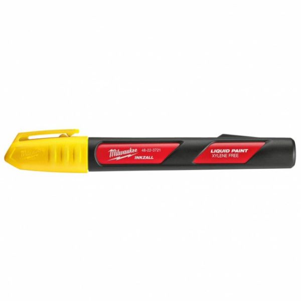 Маркер Milwaukee InkZAll LP, водостійкий, уф-стійкі, жовтий