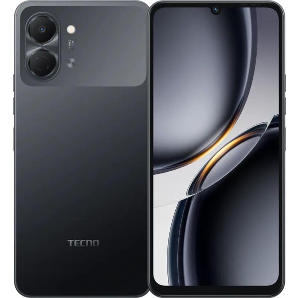 Смартфон TECNO Spark Go 3 (KN3) 6.75" 4/64ГБ, 2SIM, 5000мА•год, Ink Black