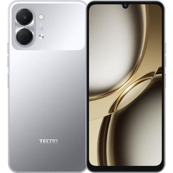 Смартфон TECNO Spark Go 3 (KN3) 6.75" 4/64ГБ, 2SIM, 5000мА•год, Titanium Grey
