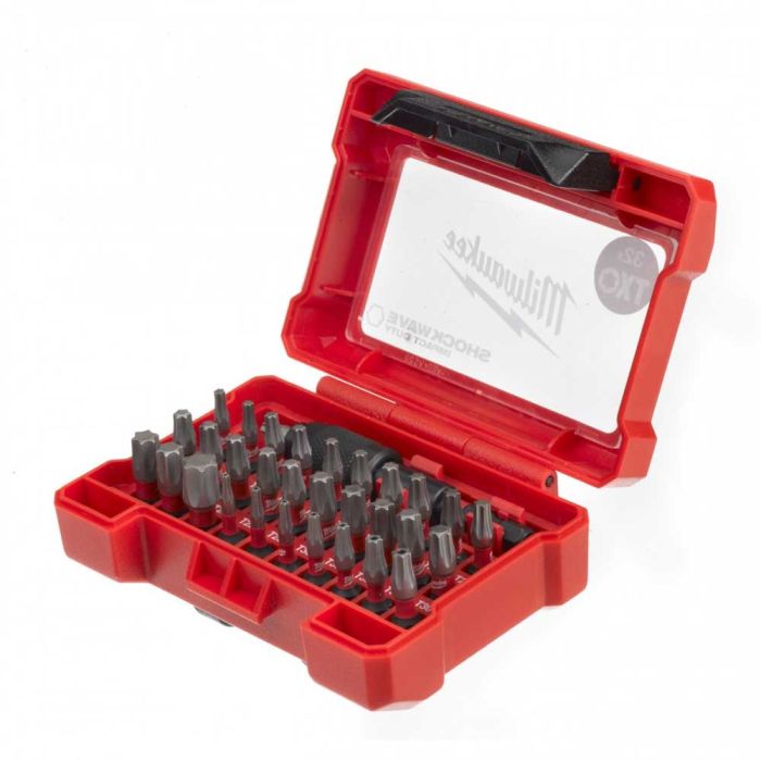 Біти Milwaukee Shockwave GEN III, сталь, кейс, набір 32шт