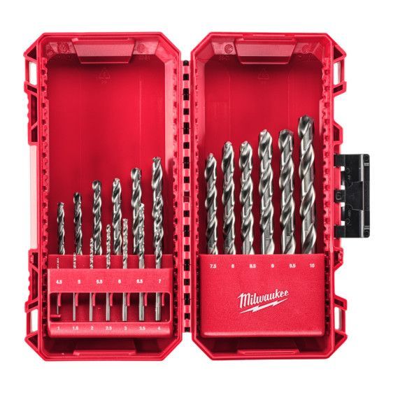 Набір свердел по металу Milwaukee HSS-G THUNDERWEB, 1-10мм, кейс, 19шт