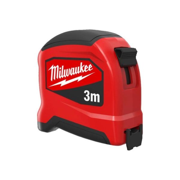Рулетка Milwaukee SLIMLINE, 3мх16мм з фіксатором змотування, АБС-пластик