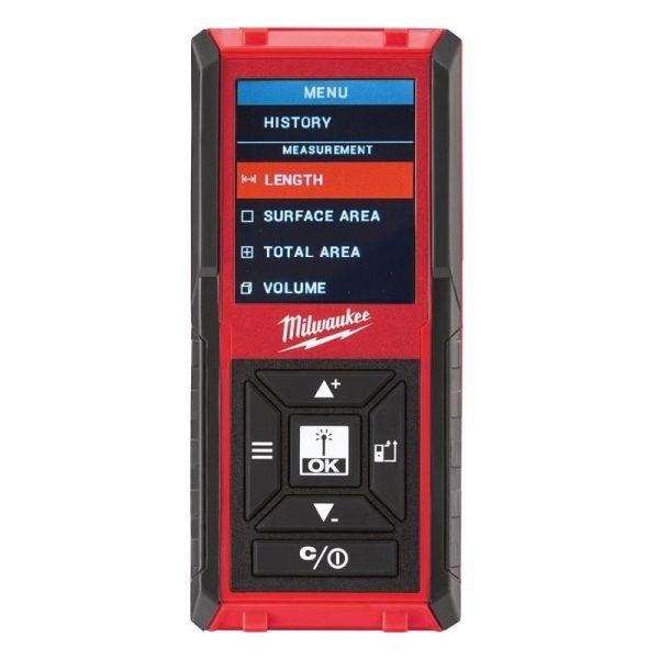 Далекомір лазерний Milwaukee LDM45, 0.05-45м, ±2мм, 2AАA IP54 0.11кг