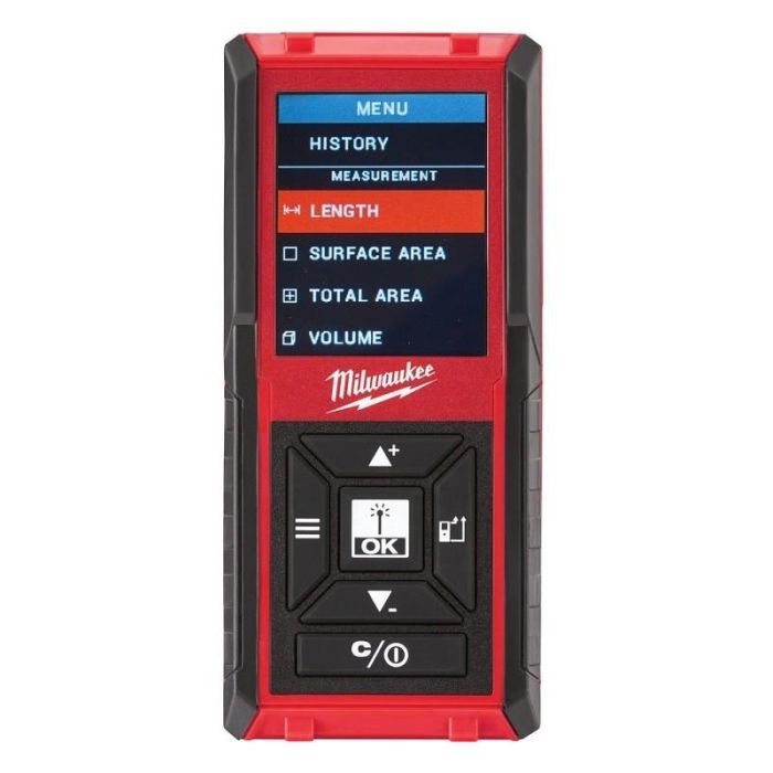 Далекомір лазерний Milwaukee LDM45, 0.05-45м, ±2мм, 2AАA IP54 0.11кг