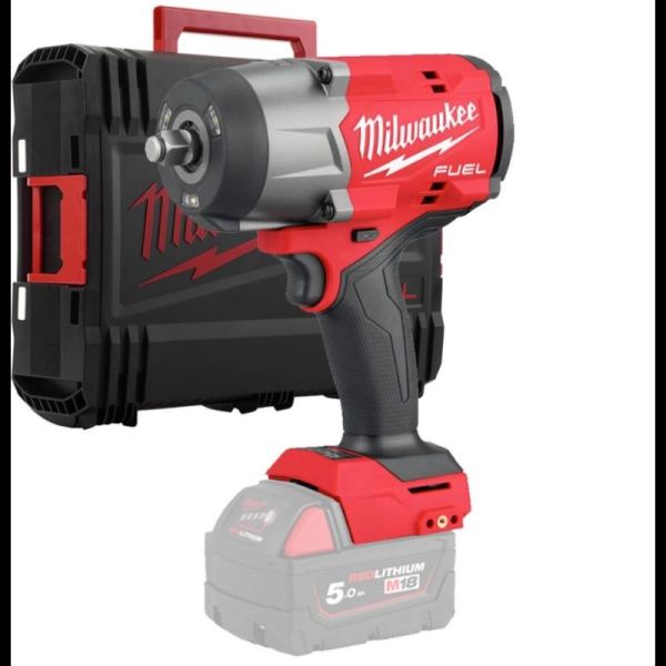 Гайковерт ударний акумуляторний Milwaukee M18 FHIW2F12-0X 18В 1491Нм 0-2000об/хв 1/2" кейс 3.4кг без АКБ та ЗП