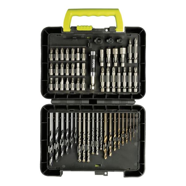 Набір біт і свердел Ryobi RAK60DDF кейс 60шт