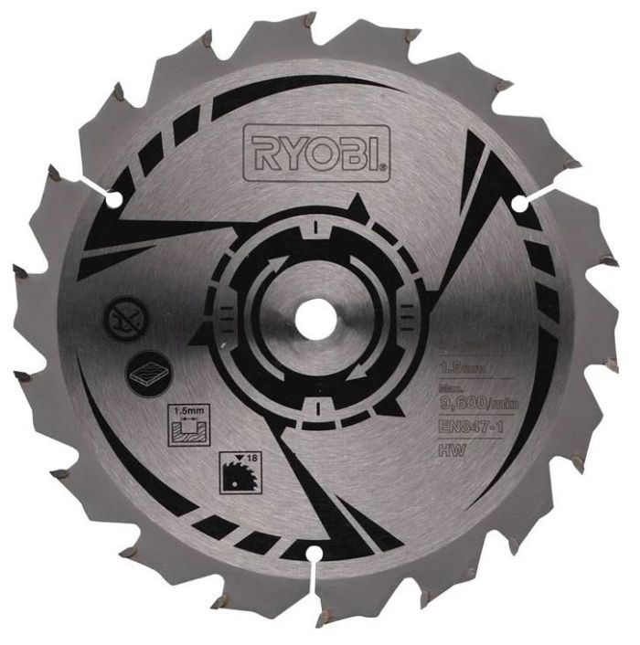 Диск пиляльний Ryobi SB254T24A1 150х10-18T