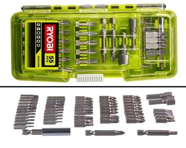Набір біт Ryobi RAK55DK кейс 55шт