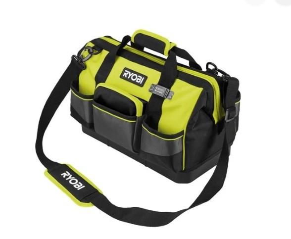 Сумка для інструменту Ryobi RSSSTB1, 22л, жорстка конструкція, поліестер, 20.5х38х29см