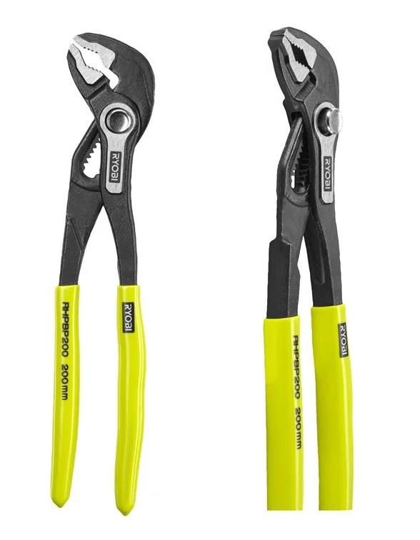Кліщі переставні Ryobi RHPBP200 0-24мм 200мм фіксація кнопкою Cr-V 0.26кг