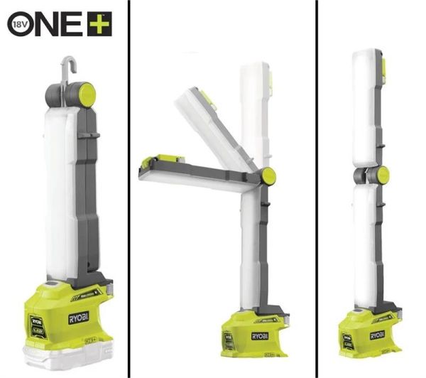 Ліхтар інспекційний акумуляторний Ryobi ONE+ R18ALF-0 18В 850лм 2 панелі 0.8кг без АКБ та ЗП