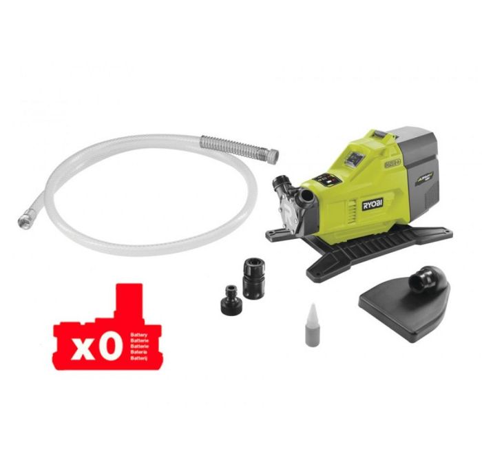 Насос для води акумуляторний Ryobi ONE+ R18TP-0 18В 1500л/год висота перекачування 14м захист сухого ходу 1.4кг без АКБ та ЗП