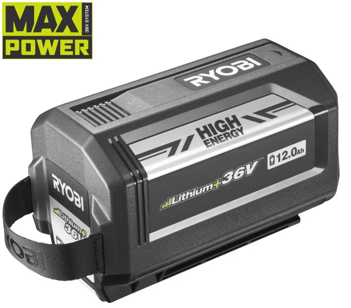 Акумулятор Ryobi Max Power RY36B12A High Energy Lithium+ 36В 12А·год 2.8кг