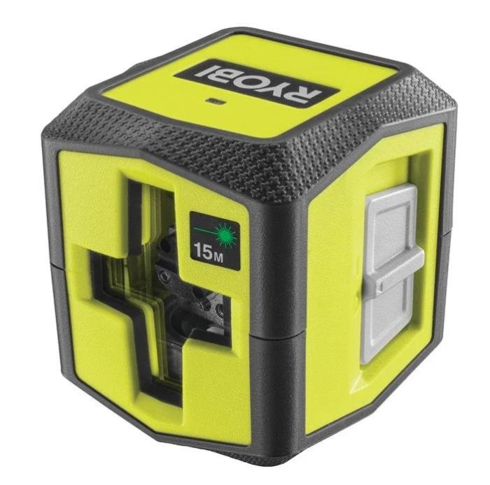 Нівелір лазерний Ryobi RBCLLG1 до 15м перехресний зелений промінь 0.4кг