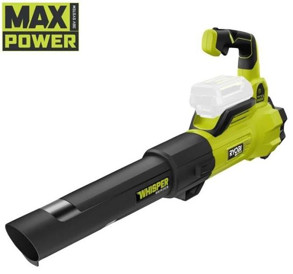 Повітродув садовий акумуляторний Ryobi Max Power RY36BLXA-0 36В 176км/год 3.5кг без АКБ та ЗП
