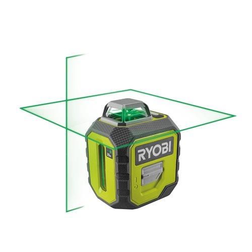 Нівелір лазерний Ryobi RB360GLL до 25м 360° зелений промінь 0.5кг