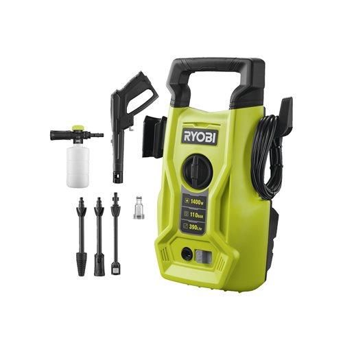 Мінімийка високого тиску Ryobi RY110PWA 1400Вт 110бар 390л/год шланг 5м 5.6кг