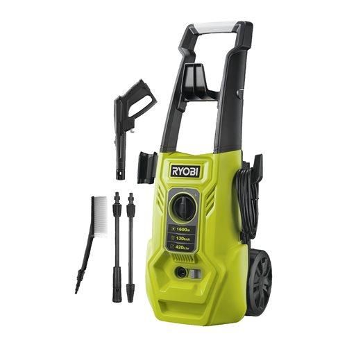 Мінімийка високого тиску Ryobi RY130PWA 1600Вт 130бар 420л/год шланг 5м 8.33кг