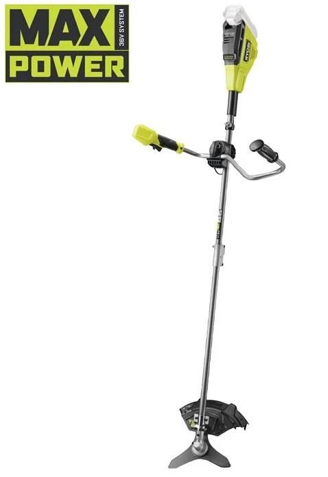 Тример садовий акумуляторний Ryobi Max Power RY36BCX30A-0 36В 30см ніж/ліска 40см ергоремені Vertebrae 4.7кг без АКБ та ЗП